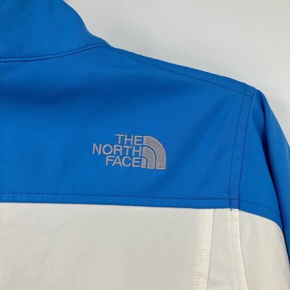 The North Face Flight Series Blue White Windstopper Full Zip Track Jacket Coat - Picture 14 of 15